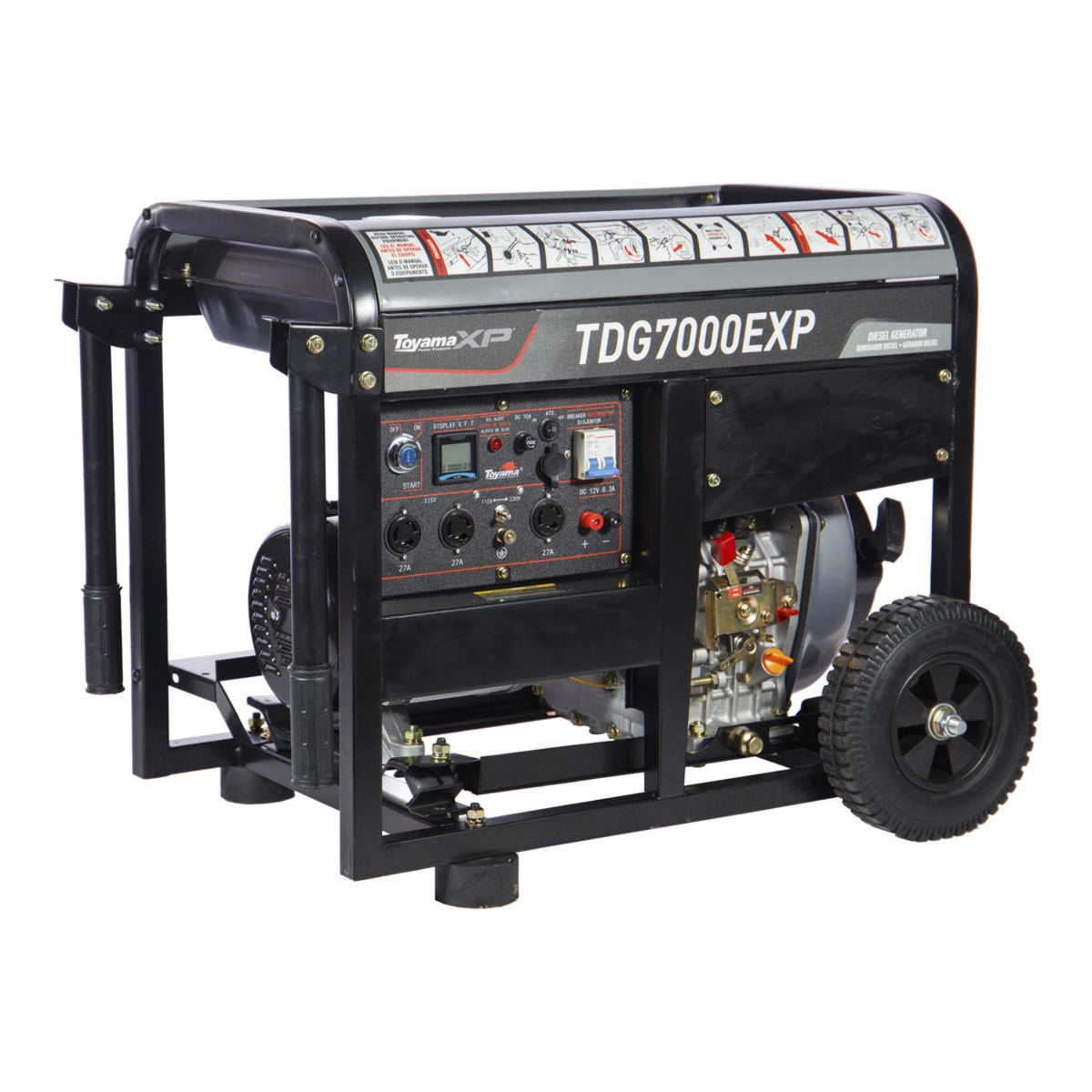 Generador Diesel (XP) TDG7000EXP 5,5Kw Partida Electrica – Toyama