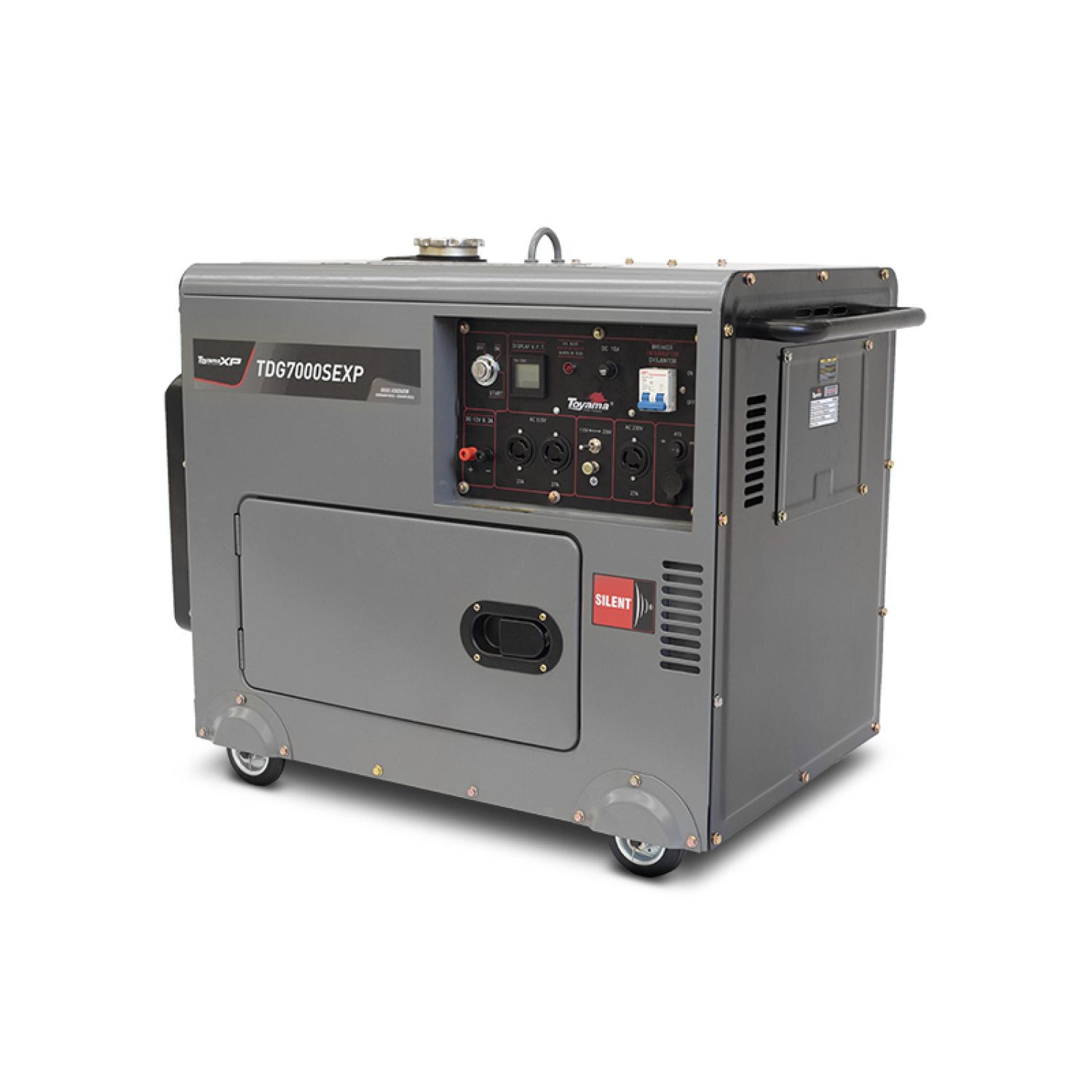Generador Diesel (XP) TDG7000SEXP Cabinado 5,5 Kw Partida Electrica