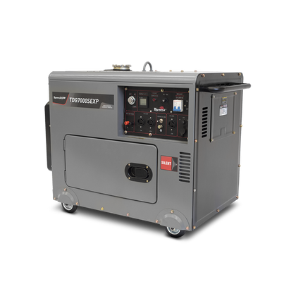 Generador Diesel (XP) TDG7000SEXP Cabinado 5,5 Kw Partida Electrica